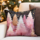 Search for pink snowflake cushions Gold