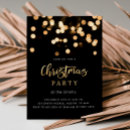 Search for black and gold christmas invitations Sparkle