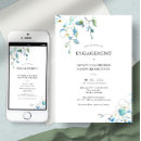 Search for watercolor flowers engagement party invitations Floral