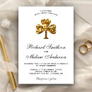 Search for clover wedding invitations Simple