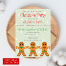 Search for gingerbread man christmas invitations Green