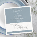 Search for dusty blue wedding napkins Classic