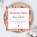 Search for floral christmas invitations Traditional