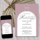 Search for dusty pink wedding invitations Chic