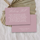 Search for wishing well poem cards invites Elegant