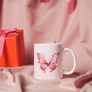 Search for love butterflies mugs Girly