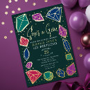 Search for gem stones invitations Crystal