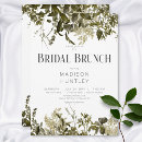 Search for plant bridal shower invitations Botanical
