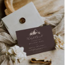 Search for mountain wedding announcement cards For her