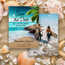 Search for palm tree wedding save the dates Digital