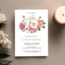 Search for modern floral 70th birthday invitations Seventy