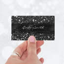 Search for confetti business cards Black