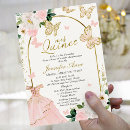 Search for quinceanera invitations pink