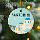 Search for santorini christmas tree decorations Blue white