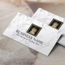 Search for white and gold business cards Makeup artist