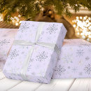 Search for purple snowflakes wrapping paper Modern