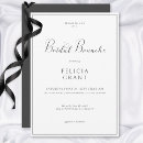 Search for black and white brunch invitations Simple