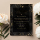 Search for black marble wedding invitations Black and white
