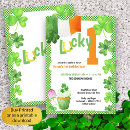 Search for irish birthday invitations Four leaf clover