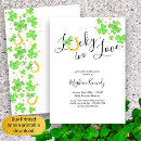 Search for horseshoe invitations Irish