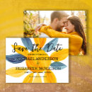Search for yellow wedding save the dates Unique