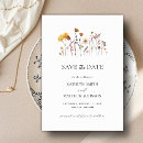 Search for wildflower save the dates Modern