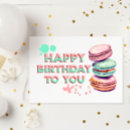 Search for macaron birthday cards Pastel