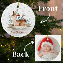 Search for baby deer christmas tree decorations Watercolor