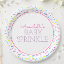 Search for sprinkle plates Baby shower sprinkle
