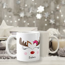 Search for pink antlers mugs Girly