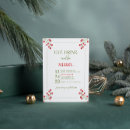 Search for red berries christmas invitations Festive