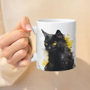 Search for cats head mugs Black