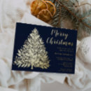 Search for navy gold christmas invitations Foil