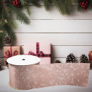 Search for rose gold christmas ribbon Snowflakes