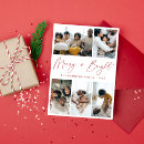 Search for merry bright christmas cards Collage
