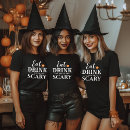 Search for scary halloween tshirts Black and white