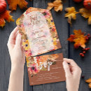 Search for all in one fall wedding invitations Terracotta