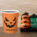 Search for halloween paper cups Jack o lantern