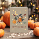 Search for halloween note cards Witch