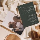 Search for simple emerald green wedding invitations Stylish