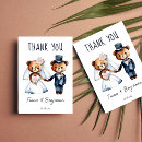 Search for funny wedding thank you cards Whimsical