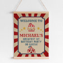 Search for circus signs Circus birthday welcome