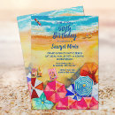 Search for adult beach birthday invitations Tropical