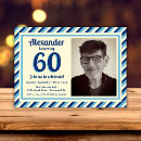 Search for male 60th birthday invitations Sixtieth