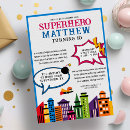 Search for comic book invitations Boys