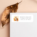 Search for baby squirrel return address labels Rustic