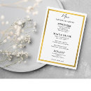 Search for gold border wedding menus Simple