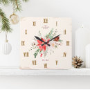 Search for christmas clocks winter