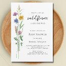 Search for wildflower baby shower invitations Floral