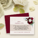 Search for burgundy quince invitations Roses